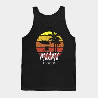 Miami Florida Sunset Tank Top